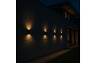 2 Appliques murales solaires RODY H18 cm