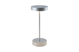 Aluminium Draadloze Tafellamp SANDY MINI Rood H25 cm