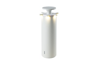 Draadloze Aluminium Touch Tafellamp FIREWORK Wit H24 cm