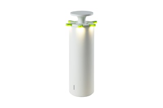 Draadloze Aluminium Touch Tafellamp FIREWORK Groen H24 cm