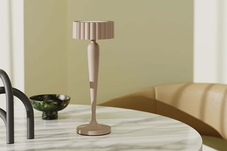 Draadloze Aluminium Touch Tafellamp TWIGGY Zandkleurig H26 cm