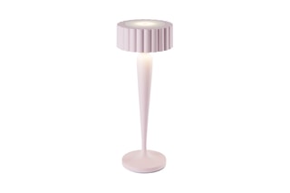 Draadloze Aluminium Touch Tafellamp TWIGGY Roze H26 cm