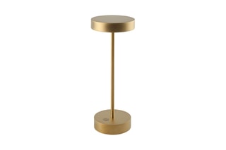 Draadloze Aluminium Tafellamp SANDY Goudkleurig H33 cm