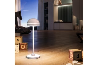 Draadloze Aluminium Touch Tafellamp LED DUPLO CUP Wit H26 cm
