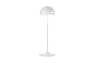 Draadloze Aluminium Touch Tafellamp LED DUPLO CUP Wit H26 cm