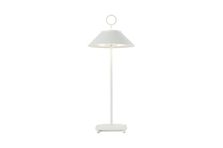 Draadloze Aluminium Tafellamp MARAIS Wit H284 cm