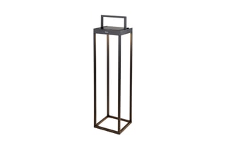 Draadloos Oplaadbare Solarlantaarn HANDY MAXI Grijs H53cm