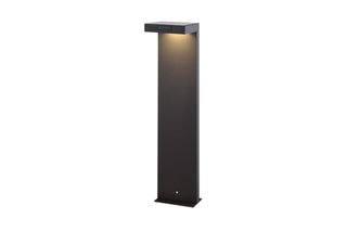 Potelet solaire en aluminium ALA MAXI Noir H65cm
