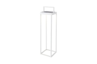 Draadloos Oplaadbare Solarlantaarn HYDRA Wit H53cm