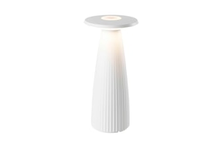 Draadloze Vaas Tafellamp FLORA Wit H20cm