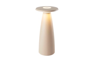 Draadloze Vaas Tafellamp FLORA Zandkleurig H20cm