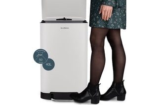 Roestvrijstalen Pedaalemmer - 40 l