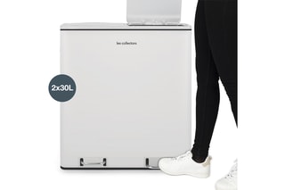 Vuilnisbak voor afvalscheiding met pedaal - 2 x 30 l
