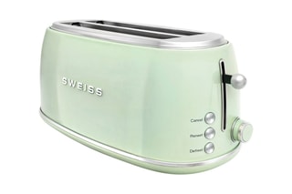 Broodrooster Vintage Groen - 1500 W - 2 sleuven