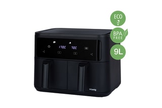 Dubbele frituurpan zonder olie - 2 x 4,5 l - 2400 W