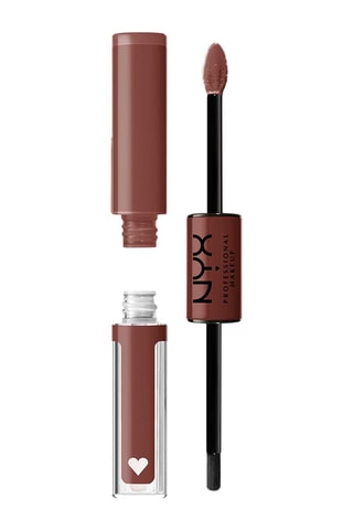 Brillant lèvres vegan liquide à double embout 16h Shine Loud - Boundary Pusher - 3,4 ml