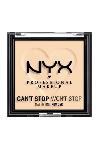 Poudre compacte matifiante vegane Can't Stop Won't Stop - N°01 Fair - 6 g