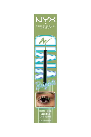 Eyeliner liquide pigmenté mat Vivid Brights - Ghosted Green - 2 ml