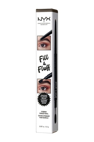 Crayon pommade vegan sourcils double embout Fill & Fluff - Ash Brown - 0,2 g