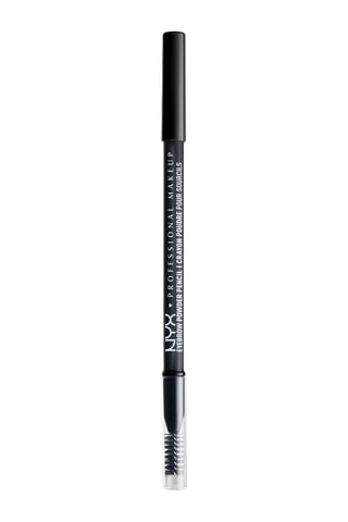 Crayon mat sourcils à double embout Eyebrow Powder - Black - 1,4 g