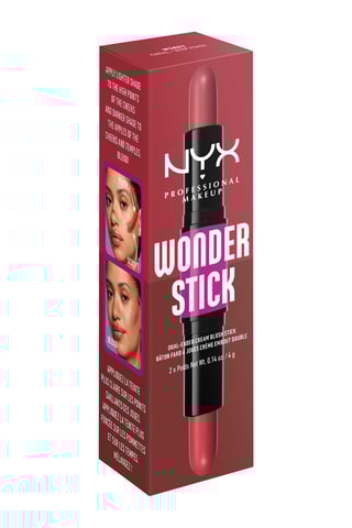 Stick blush crème vegan à double embout Wonder Stick - Coral & Deep Peach - 2 x 4 g
