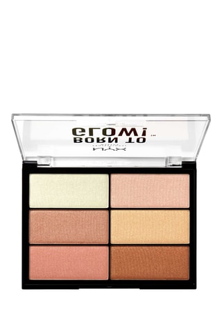 Palette vegan 6 enlumineurs poudres compactes Born to Glow - N°01 - 4,8 g