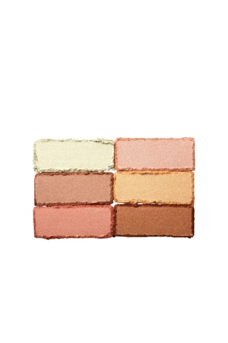 Palette vegan 6 enlumineurs poudres compactes Born to Glow - N°01 - 4,8 g