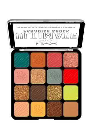 Palette vegan 16 fards à paupières Ultimate - Paradise Shock - 16 x 0,8 g
