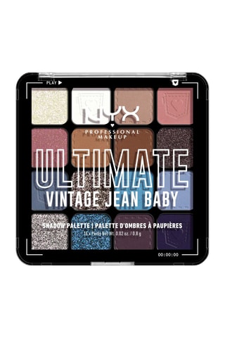 Palette vegan 16 fards à paupières Ultimate - Vintage Jean Baby - 16 x 0,8 g