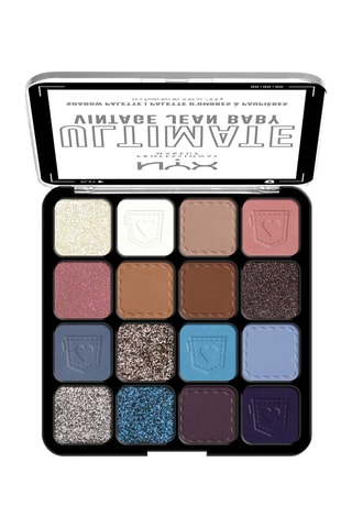 Palette vegan 16 fards à paupières Ultimate - Vintage Jean Baby - 16 x 0,8 g