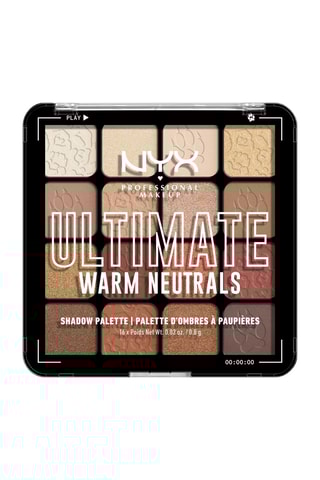 Palette 16 fards à paupières vegans Ultimate - Warm Neutrals - 16 x 0,8 g