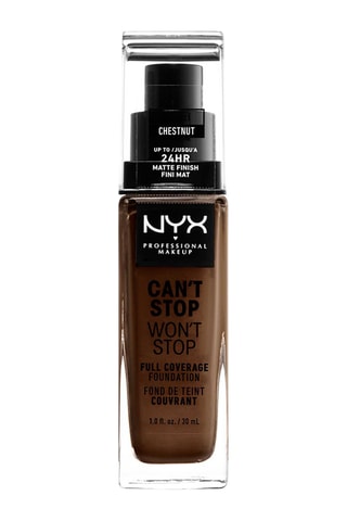 Fond de teint mat vegan liquide 24 h Can't stop Won't stop - Chestnut - 30 ml