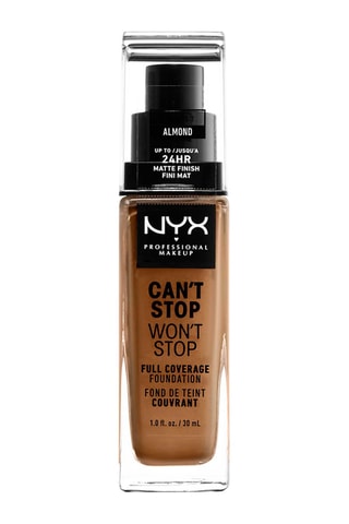 Fond de teint couvrant liquide waterproof vegan fini mat 24 h Can't Stop Won't Stop - N°15.3 Almond - 30 ml