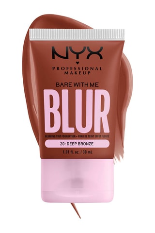 Fond de teint liquide vegan fini flouté 12 h Bare With Me Blur - N°20 Deep Bronze - 30 ml
