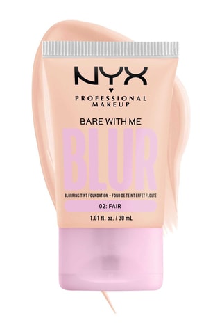 Fond de teint liquide vegan fini flouté 12 h Bare With Me Blur - N°02 Fair - 30 ml