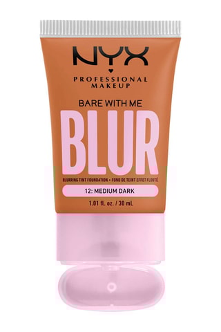 Fond de teint liquide vegan fini flouté 12 h Bare With Me Blur - N°12 Medium Dark - 30 ml