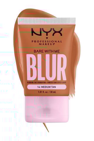 Fond de teint liquide vegan fini flouté 12 h Bare With Me Blur - N°14 Medium Tan - 30 ml