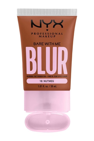 Fond de teint liquide vegan fini flouté 12 h Bare With Me Blur - N°18 Nutmeg - 30 ml