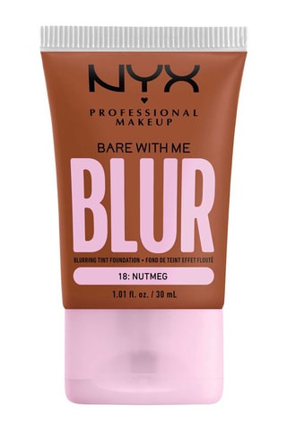 Fond de teint liquide vegan fini flouté 12 h Bare With Me Blur - N°18 Nutmeg - 30 ml