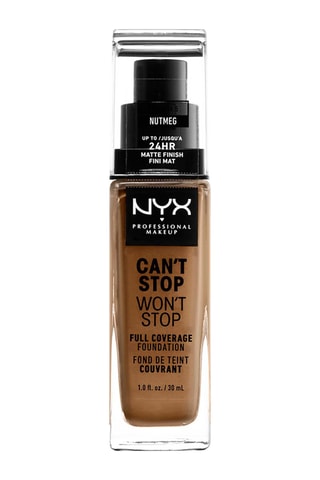 Fond de teint liquide couvrant mat vegan 24 h Can't Stop Won't Stop - Nutmeg - Peaux normales - 30 ml