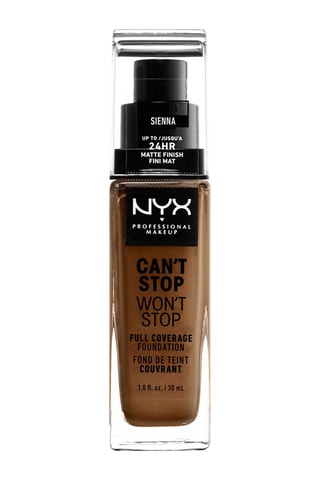 Fond de teint liquide couvrant mat vegan 24 h Can't Stop Won't Stop - Sienna - Peaux normales - 30 ml