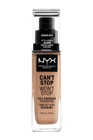 Fond de teint liquide couvrant mat vegan 24 h Can't Stop Won't Stop - Medium Buff - Peaux normales - 30 ml