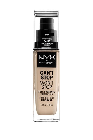 Fond de teint liquide couvrant mat vegan 24 h Can't Stop Won't Stop - Fair - Peaux normales - 30 ml