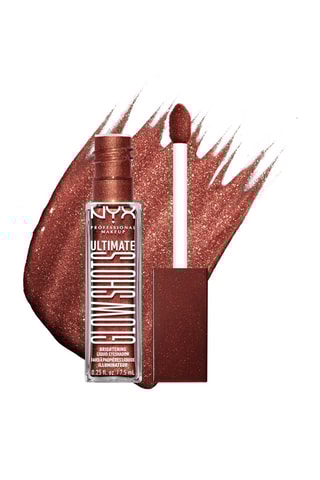 Fard à paupières liquide vegan 12 h Ultimate Glow Shots - Six Figs - 7,5 ml