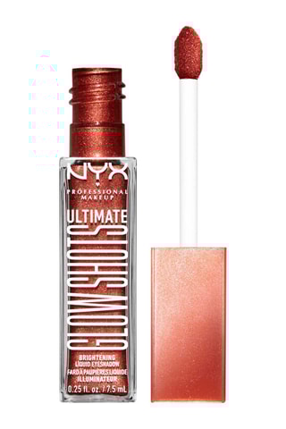 Fard à paupières liquide vegan 12h Ultimate Glow Shots - Clementine Fine - 7,5 ml