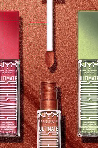 Fard à paupières liquide vegan 12h Ultimate Glow Shots - Clementine Fine - 7,5 ml