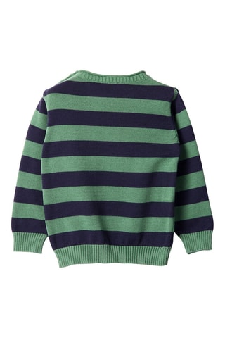 Trui Marineblauw en Groen