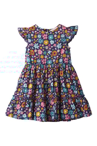 Jurk Marineblauw en Roze
