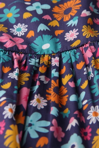 Jurk Marineblauw en Roze