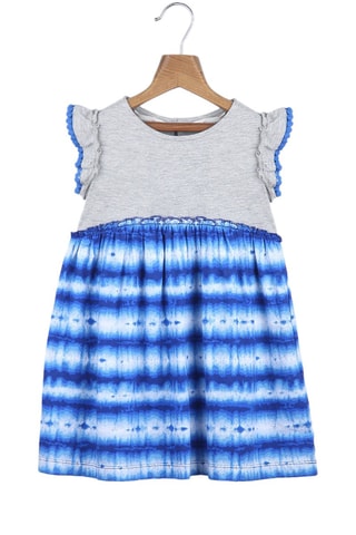 Jurk Grijs en Blauw